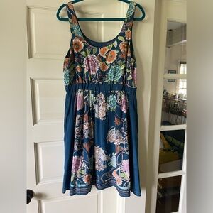 Anthropologie silk dress